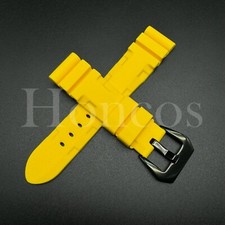 22 MM Replacement Submersible Silicone Rubber Strap Band Fits for Seiko SKX YL