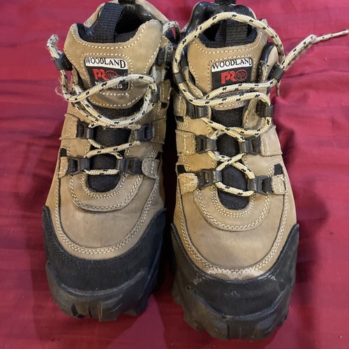 Woodland Leather Trekking Hiking Boots 