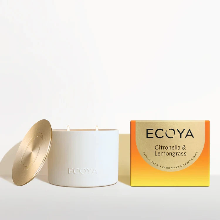 ECOYA Citronella & Lemongrass Outdoor Candle 520g