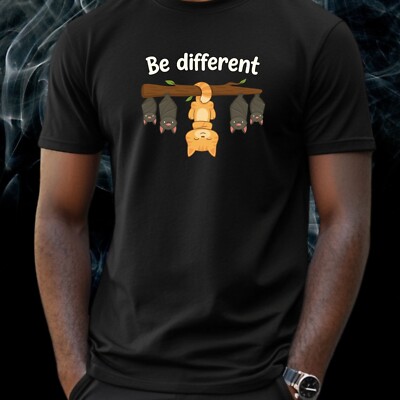 Herren T-Shirt be different Motiv Baumwolle Größe XS bis 5XL