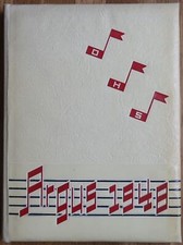 1948 OTTUMWA IOWA THE ARGUS HIGH SCHOOL YEARBOOK AND FELT LETTER V2