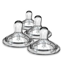 Nanobebe Nipples Baby Bottle Nipples Silicone Nipple Triple Vented Ready to U...