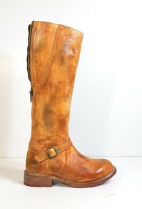 Bed Stu Bench Made Women Rustic Brown Buckle Leather Zip ...