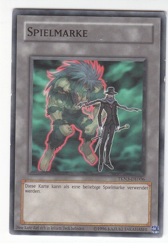 Yu-GI-OH Spielmarke Double Dude TKN3-DE006