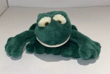 Rare Excellent Russ Berrie Fleegle Green 12" Frog Plush Toy