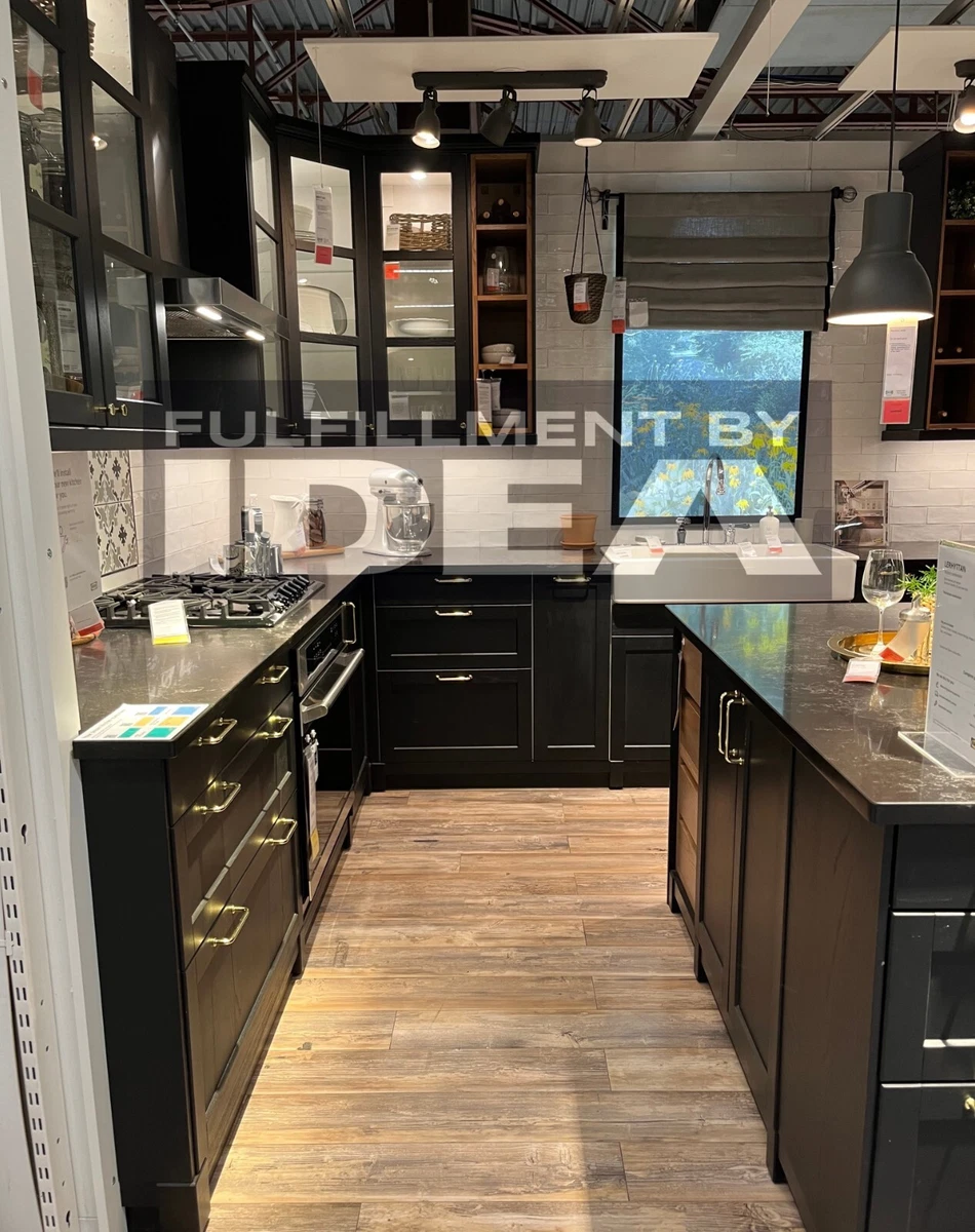Ikea black kitchen cabinet deals