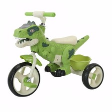Dinosaur Kids Tricycle for Rider- Toddlers Kid Trike Bike Big Wheel with Musi...