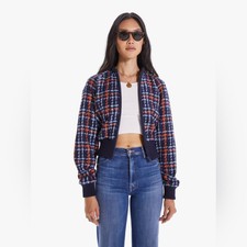 Mother Denim - The Mockneck Ribbed Jacket - Size Large