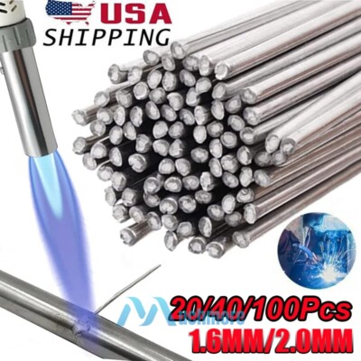 LOT 20'' Flux Core Aluminum Rods Low Temperature Welding Rods Easy Welding Sticks