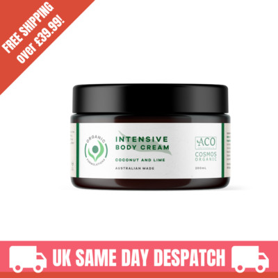 Organic Formulations Intensive Body Cream Coconut & Lime 200ml | Bio