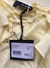 Image of The Kooples Lemon Yellow Silk Top size M (UK12) BNWT €165