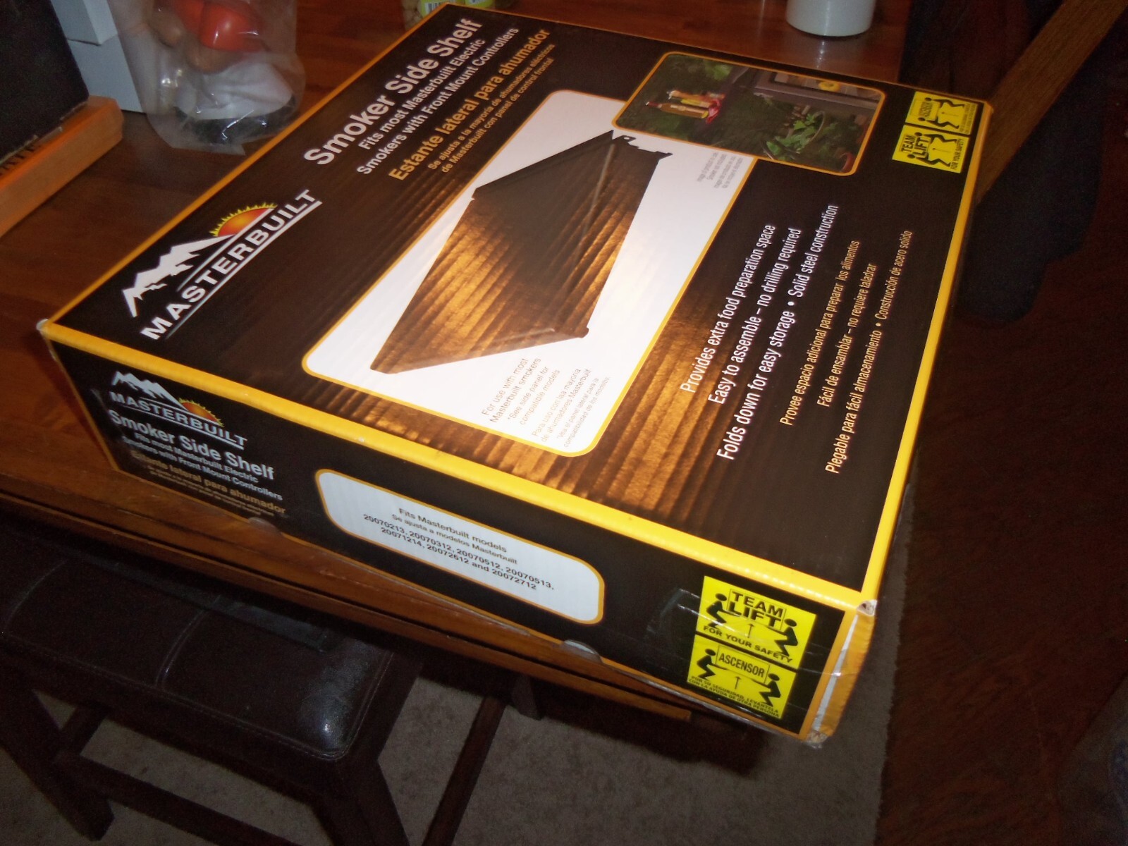 MASTERBUILT SMOKER SIDE SHELF FITS MOST MASTERBUILT ELEC SMOKERS 20101613 NEW