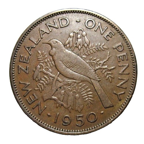 🇳🇿 New Zealand 1 Cent 1975 Coin KM#31 Elizabeth II 2nd Portrait