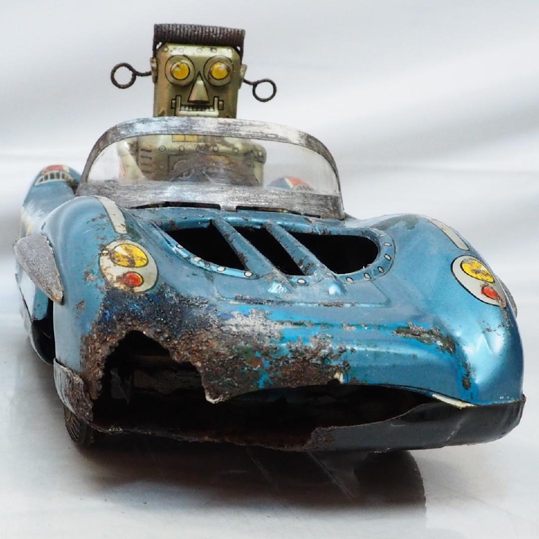 Asahi Toy Mercedes Benz 300SLR ROBOT SPACE PATROL X-5 Car Asahi Toy Mercedes Benz 300SLR ROBOT SPACE PATROL X-5 Car