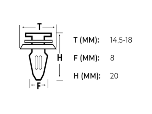 20 x Türverkleidung Clips für BMW E36 E46 E34 E39 E73 E53 E70 E73 Z3 Z8 - Imagen 2 de 2