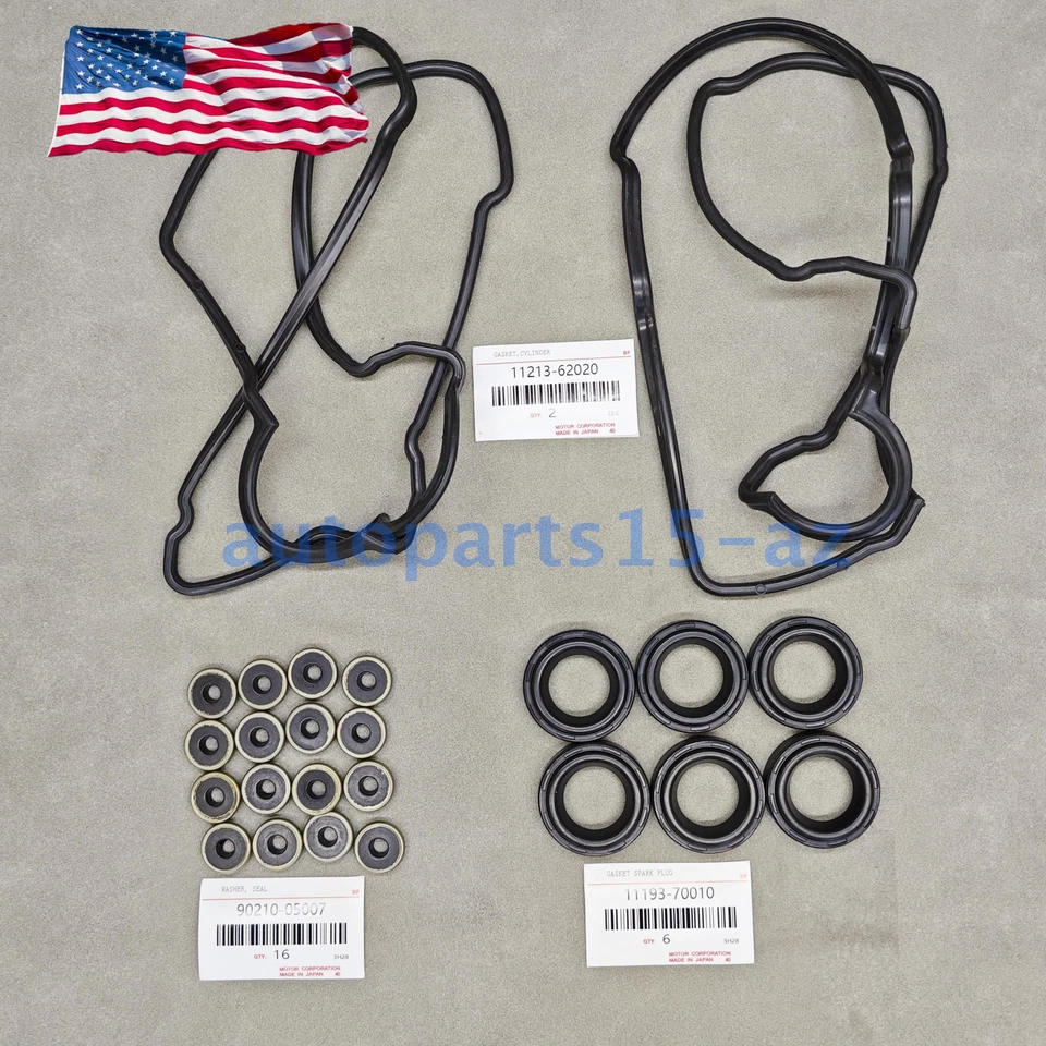 New Valve Cover Gasket For TOYOTA TACOMA 4RUNNER TUNDRA 3.4L V6 DOHC 5VZFE US Foto 2 de 4