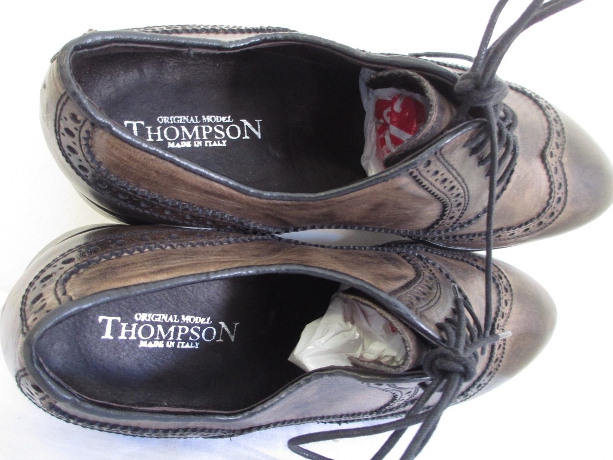 Thompson wing tips shoes Wingtip Brogue Oxford- Tan Black Suede | Lethato main image 2