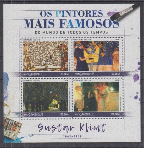 B565 Mozambique - montado sin montar o nunca montado - 2016 - arte - pinturas - Gustav Klimt