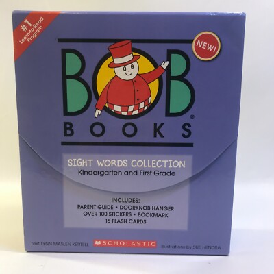 Scholastic BOB Books SIGHT WORDS COLLECTION Book Box Set [Kindergarten & First 