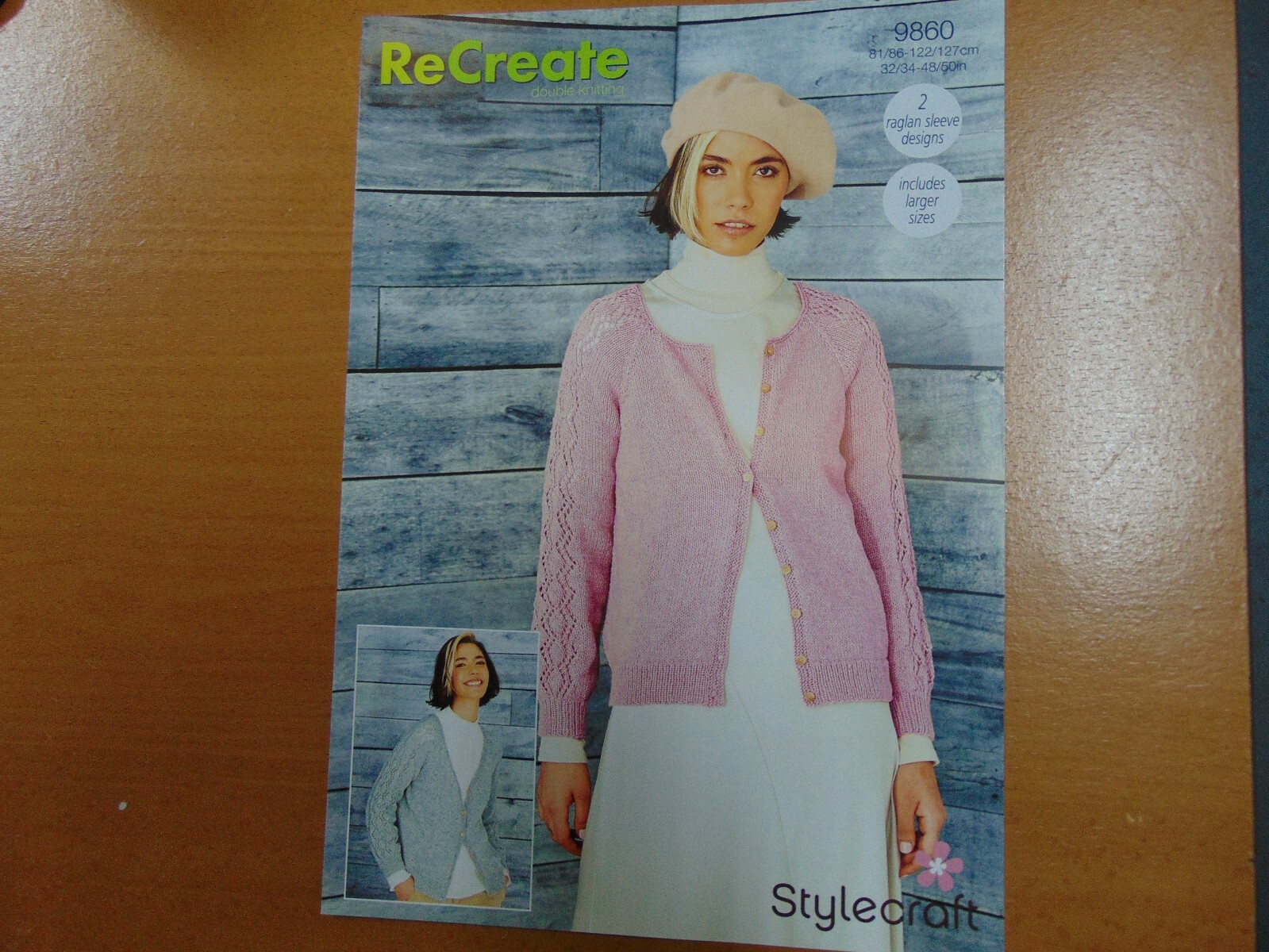 Stylecraft ReCreate Double Knitting Pattern 9860 (2 Knit Designs) Cardigans