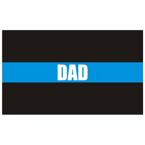 Thin-Blue-Line-DAD-Police-Sticker-Decal-207-Made-in-U-S-A