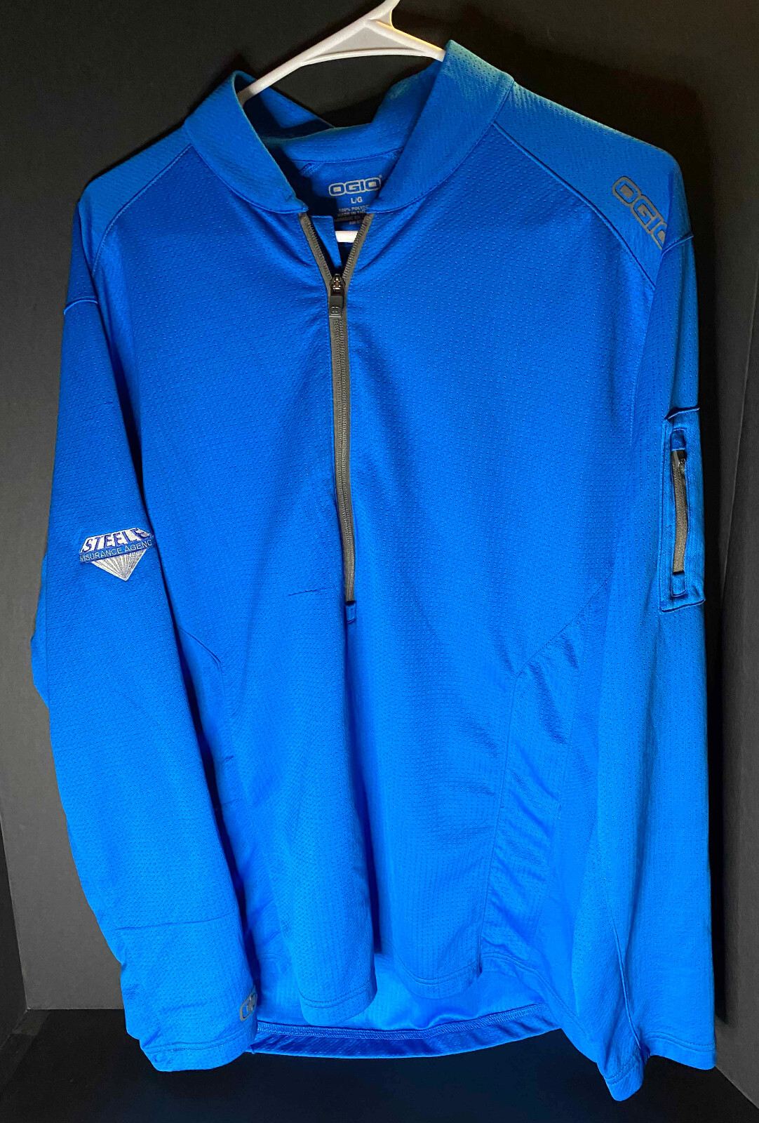 OGIO Performance 1/4 Zip Pullover Jacket Mens L B… - image 1