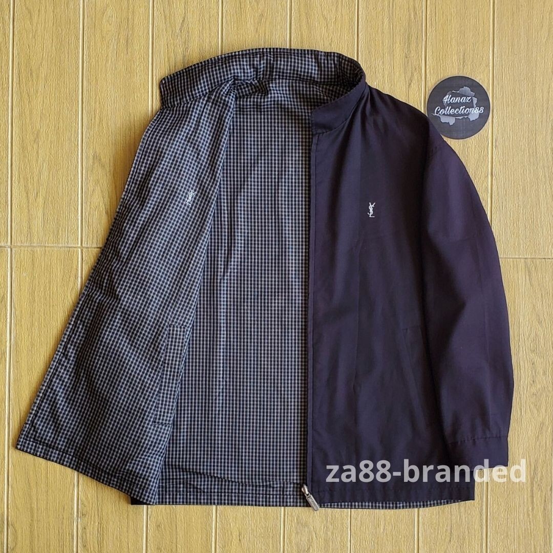 Giacca reversibile con cappuccio Yves Saint Laurent YSL