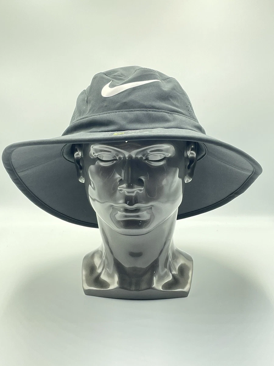 Nike Golf Dri Fit UV Sun Bucket Golf Hat Black S M Adjustable