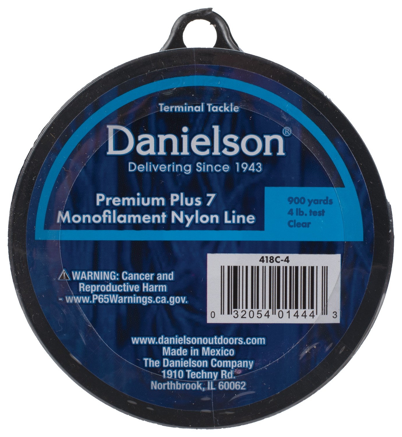 Нейло леска Danielson 4lb Monofilament Clear - Прочная, прозрачная