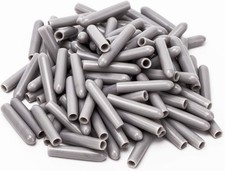 LUTER 100 pieces Dishwasher Rack Tine Prong Repair End Cover Caps Tip Gray