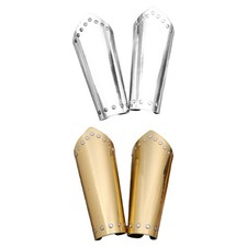 Adjustable, robust arm protectors made of synthetic leather