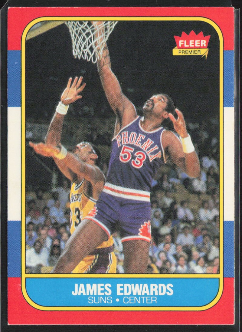 James Edwards 1986-87 Fleer #29 Phoenix Suns