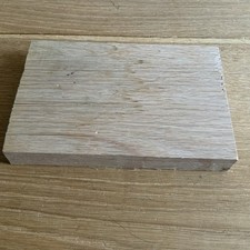 OAK Hardwood Planed Timber Offcut - 22.5 x 14.7 x 3.3cm - Wood DIY Crafts 621