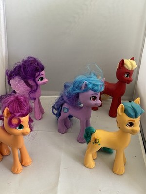 My Little Pony by Hasbro New Generation Set of 5 Ponies  Excellent Condition    