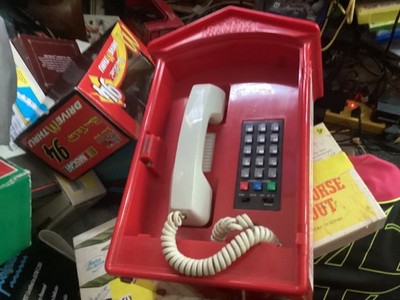 Randix FB-911 Fire Call Box Emergency Telephone WORKING Wall Mount WORKS