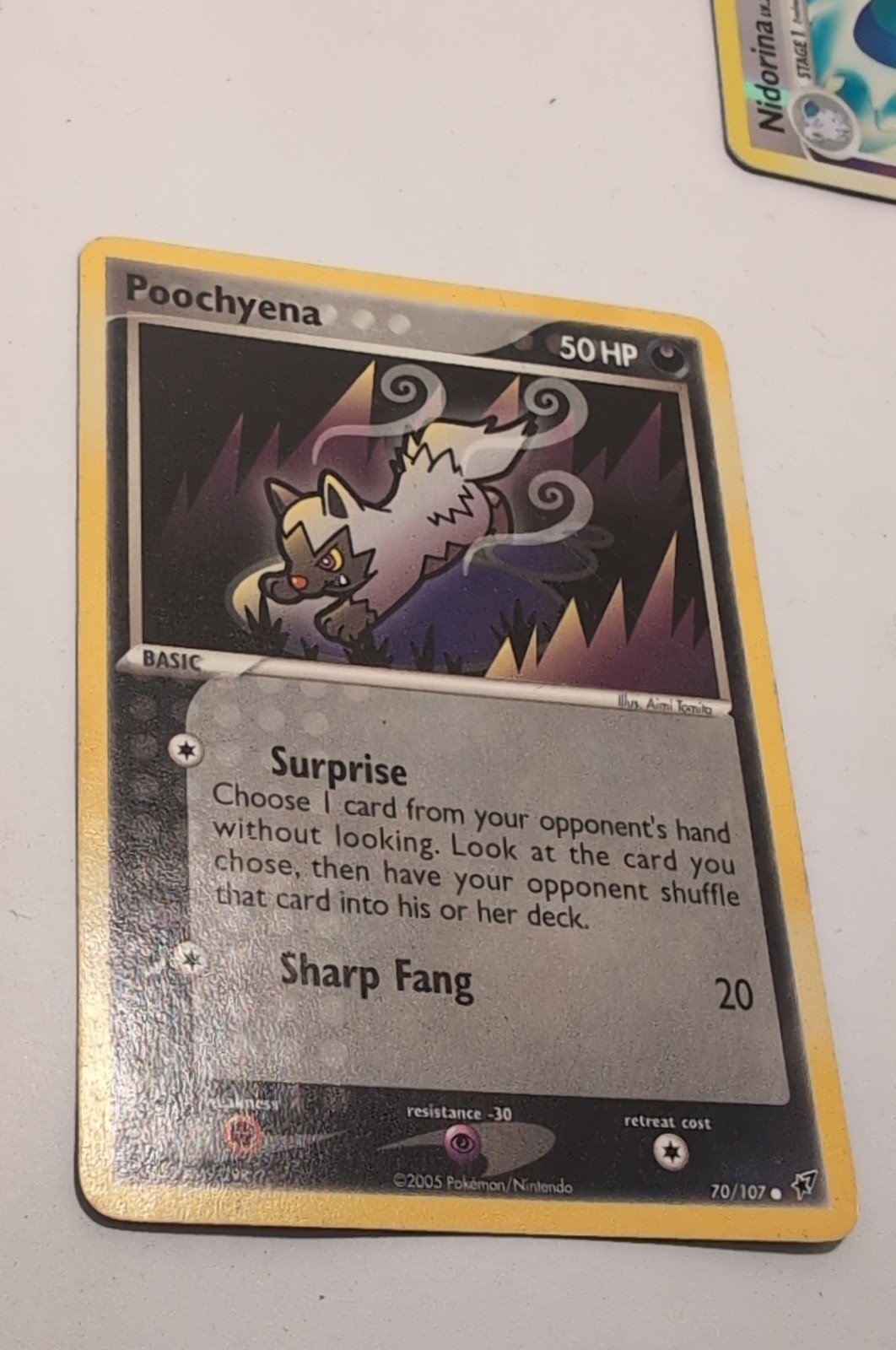 Poochyena 70/107 EX Deoxys Reverse Holo