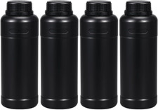 16Oz/500Ml Plastic Food Grade Storage Bottles, Light-Proof Wide Mouth HDPE Darkr