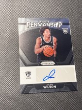 2023-24 Panini Prizm - Rookie Penmanship Jalen Wilson #RP-JLN (AU, RC)