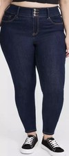 Torrid Jegging Skinny Jeans Womens Size 18R Blue Super Soft High-Rise Denim