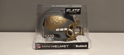 Kansas City Chiefs Mini Helm Slate Collection NFL Football Verpackung Beschädigt