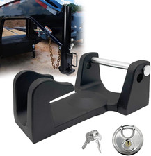 Black Gooseneck Trailer Lock W Key Lock For Rvs Livestock Haulers Trailers Black Gooseneck Trailer Lock W Key Lock For Rvs Livestock Haulers Trailers