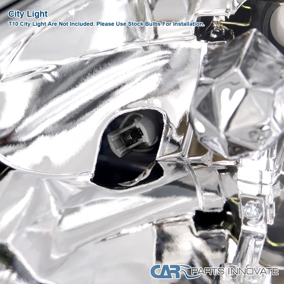 Fits 1993-1997 Honda Del Sol 1PC Style Headlights Corner Signal Lamps 93 94 95 - Imagem 4 de 4