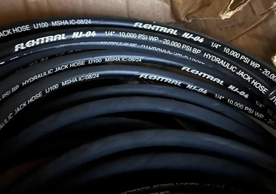 #ad Flextral 10#x27; Hydraulic Jack Hose HJ 04 CS3814F 1 4quot; 10000psi WP 10 QTY BOX $375.00