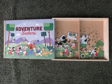 Disney Junior Mickey Mouse 5 Wood Puzzles W/Tray Adventure Seekers Goofy Minnie