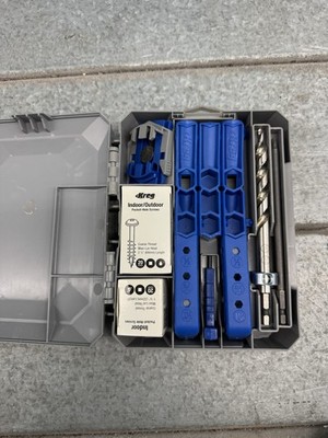 Kreg Pocket-Hole Jig 320 Portable Woodworking Tool Kit with Case and Screws