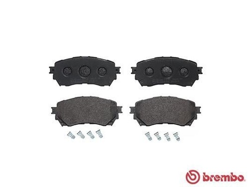 Brembo Brake Pad Set Front With Piston Clip With Anti-Squeak Plate Fits Mazda 6 - Picture 3 of 9