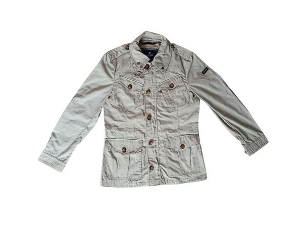 Men Hackett Jacket Beige Nylon 36 / S / 44