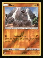 Onix 103/236 Common Unified Minds Pokemon Reverse Holo Lightly Played