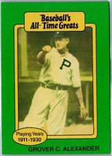 1987 Hygrade All-Time Greats #NNO Grover C. Alexander