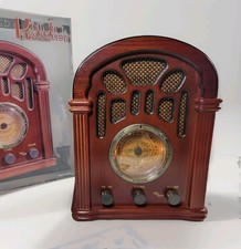 Rite Aid Old Fashioned AM/FM Tabletop Radio 110V Tested Works Well 10.5" NIB New